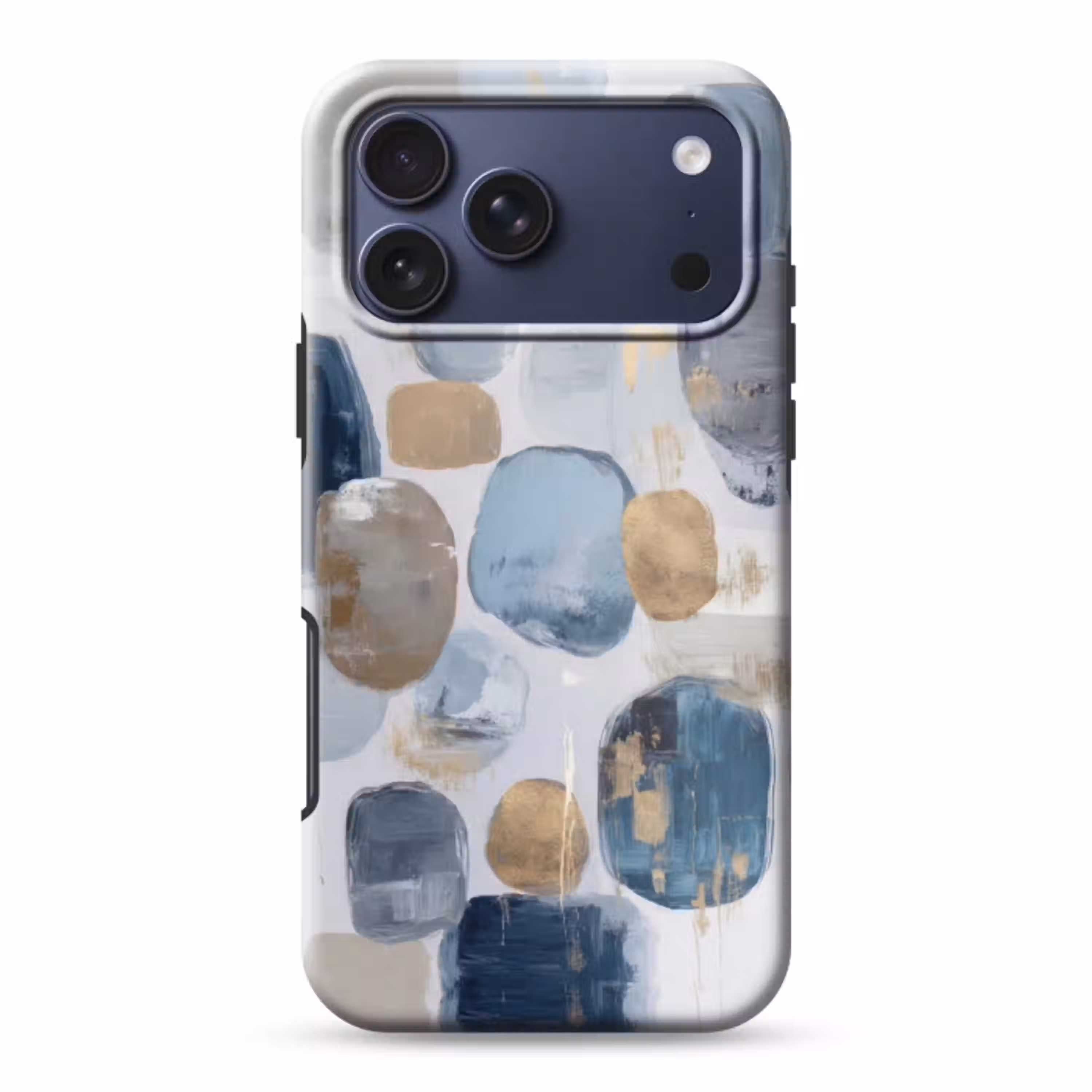 Abstract - Goud - Vormen Toughcase MagSafe Apple iPhone 17 Pro Max klein -3d