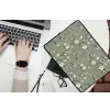 Botanisch - Vogels - Groen laptophoes neopreen klein 279 -bureau