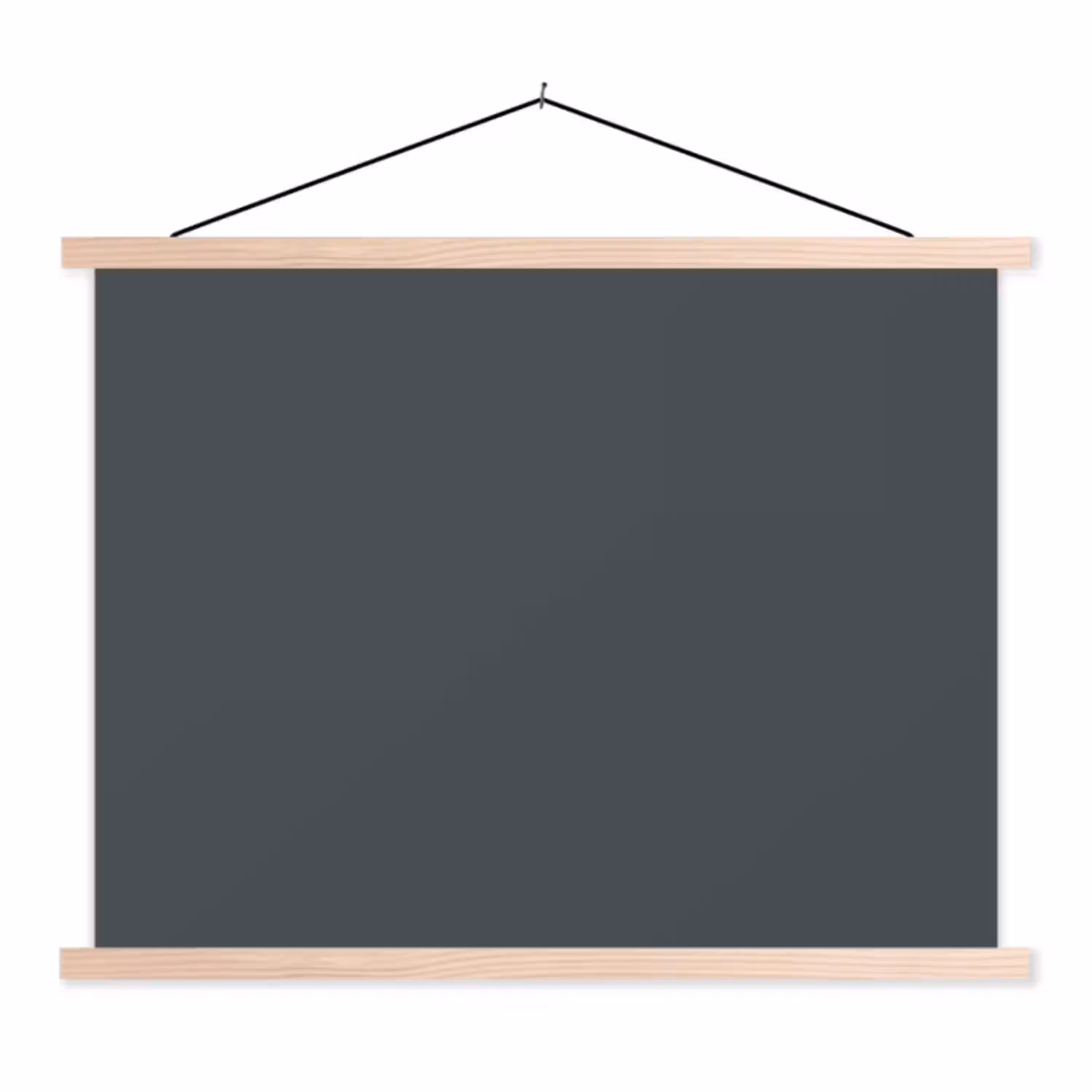 Slate - Millstone - Grijs textielposter latten blank klein 122 -3d
