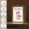 Flamingo - Roze - Water Light Box met kabel (Kinderlampje) klein -USP_NL