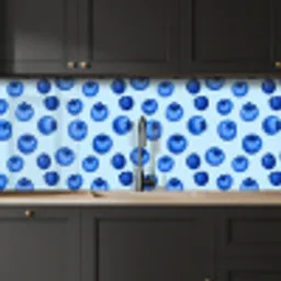 Bessen - Modern - Blauw keuken achterwand 2 middel 871 -sfeer1
