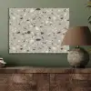 Terrazzo - Patroon - Groen PET vilt klein 837 -sfeer2