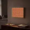 Retro - Disco - Hippie Light Box met batterij (Wandlamp) middel 907 -sfeer1