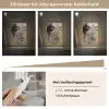Vrouw - Kunst - Goud - Zwart Light Box met kabel (Tafellamp) klein -USP_dimbaarNL