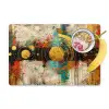 Kunst - Abstract - Aesthetic - Goud Placemat vinyl groot -zzzproduct_Kitchenyeah-website