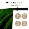 Bloemen - Wit - Bladeren - Lelietjes Wandkleed katoen klein -sfeer2
