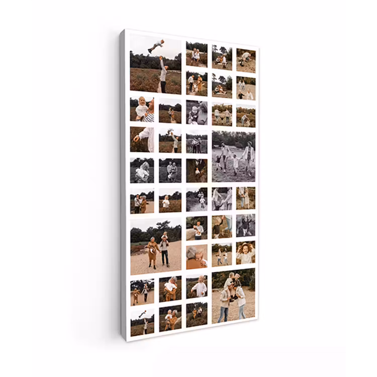 Canvas collage - Staand - 38 foto's