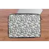 Steentjes - Grijs - Ovaal laptophoes neopreen klein 279 -tafel