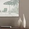 Terras - Illustratie - Groen PET vilt klein -sfeer6_closeup