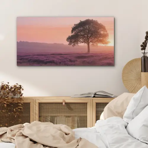 Boom - Heide - Zonsopgang PET vilt middel -sfeer3