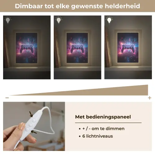 Controller - Neon - Explosie - Abstract Light Box met kabel klein -USP_dimbaarNL