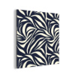 Bladvormen - Blauw - Patroon - Wit aluminium wit klein 46 -3d