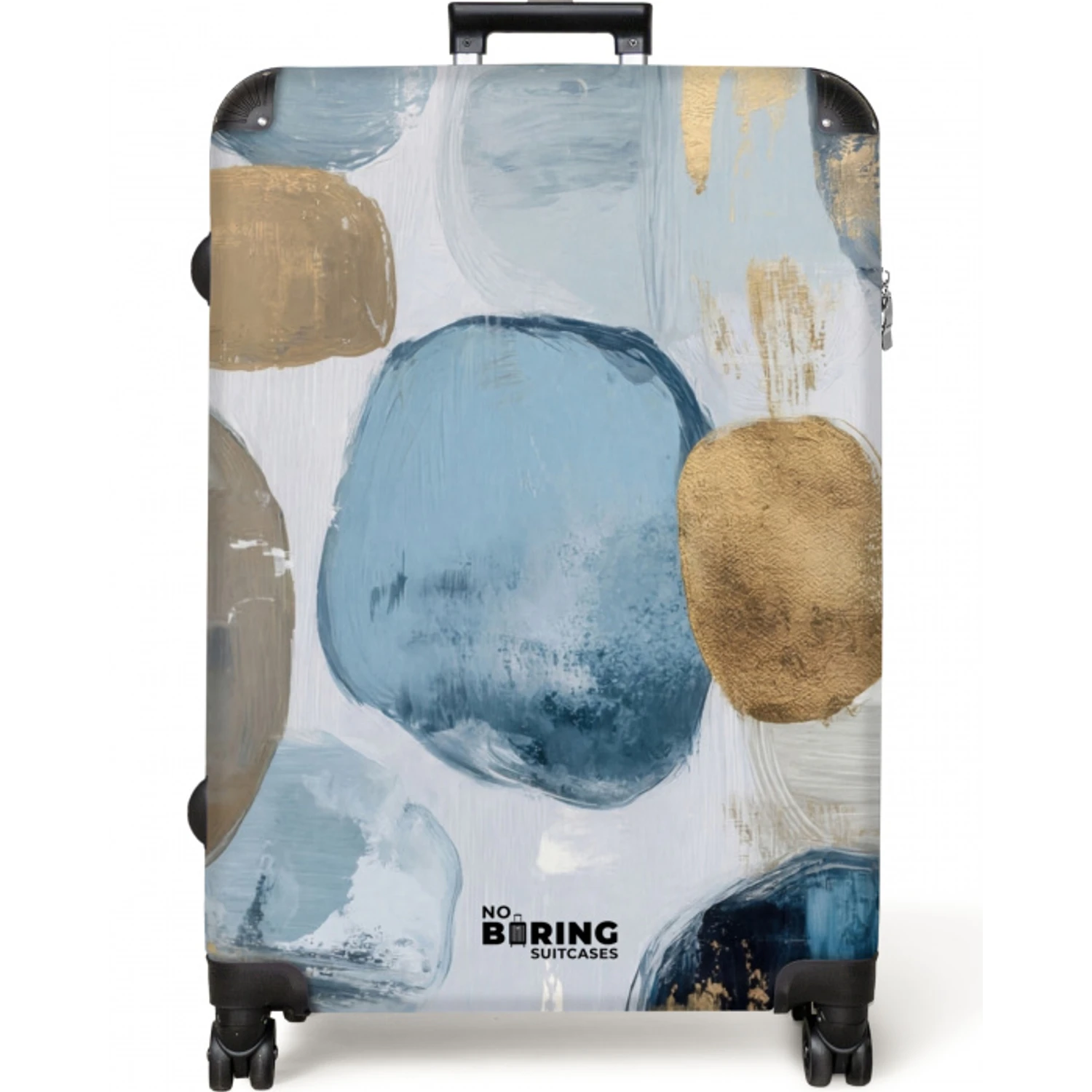 Abstract - Goud - Vormen NBS - Large koffer - Volwassenen Unisex groot -zzzzzzzzkaufland2