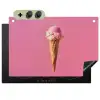 Hoorntje - Schepijs - Roze Inductie beschemer met haakjes klein -3d