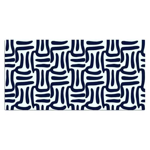 Abstract - Modern - Blauw Muismat XXL klein 681 -3d_leeg
