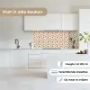 Bloemen - Patronen - Stippen keuken achterwand 2 middel 871 -sfeer4_NL