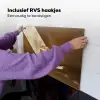 Glas - Ijskoffie - Schaduw - Bruin Inductie beschemer met haakjes klein -ky-ophangen-nl