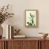 Cactus - Groen - Minimalistisch Light Box met kabel (Tafellamp) klein -sfeer2