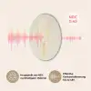 Minimalistisch - Waterijsje - Stokje - Beige Akoestische PET Vilt - Rond klein -USP_DE