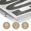 Food - Zwart - Wit - Decoratie plexiglas 5mm klein -sfeer2