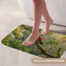 Ara - Jungle - Rood Badmat klein -USP_ZachtDE