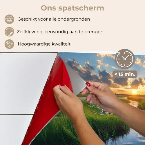 Beekje - Landschap - Margriet keuken achterwand spatscherm klein -spatscherm_NL