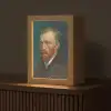 Kunst - Van Gogh - Oude meesters - Zelfportret Light Box met kabel (Tafellamp) klein -z3d_website