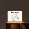 Wilde dieren - Bos - Illustratie Light Box met batterij (Wandlamp kind) middel -sfeer1_kind