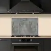 Roest - Beton - Patroon keuken achterwand spatscherm klein 900 -sfeer1