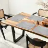 Beton - Patroon - Grijs Placemat vinyl groot -zzsfeer4_Kitchenyeah-website