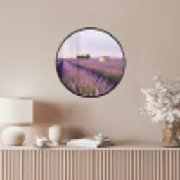 Lavendel - Landschap - Sereen - Paars Fotolijst rond zonder passe partout klein -sfeer3