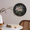 Pastel - Bloemen - Glazen - Vaas Akoestische PET Vilt - Rond klein -sfeer3