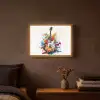 Gitaar - Graffiti - Muziek - Wit Light Box met batterij (Wandlamp) middel -sfeer4