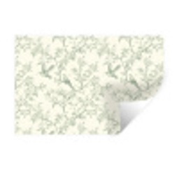Klassiek - Vogels - Groen Muursticker klein 286 -3d
