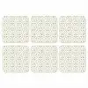 Abstract - Structuur - Grijs - Wit onderzetter kurk middel 366 -3d