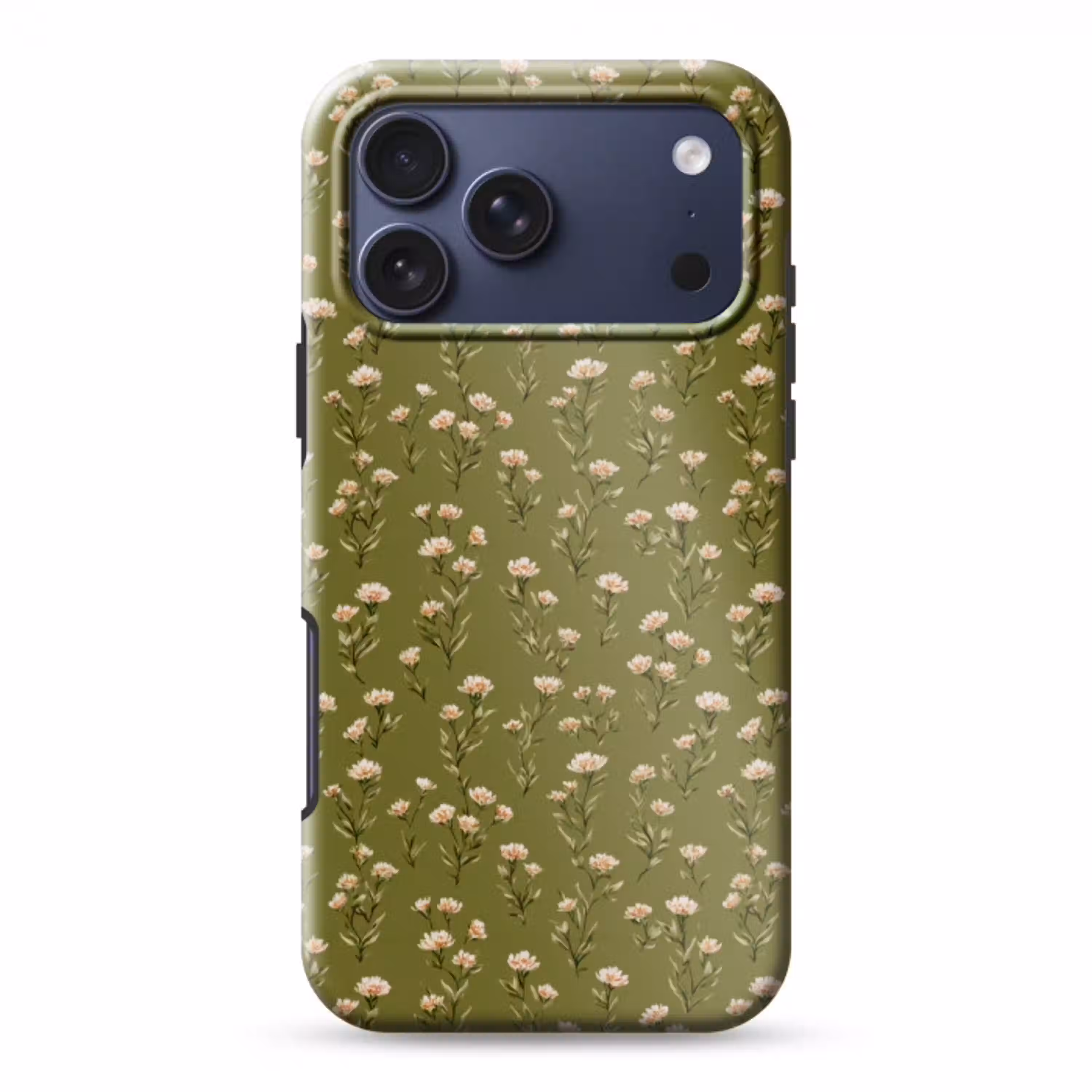 Landelijk - Bloemen -  Groen Toughcase MagSafe Apple iPhone 17 Pro Max klein 1019 -3d