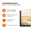 Huisje - Hout - Bloemen Inductie beschermer vinyl 3mm klein -zzzzzzz-td-ups