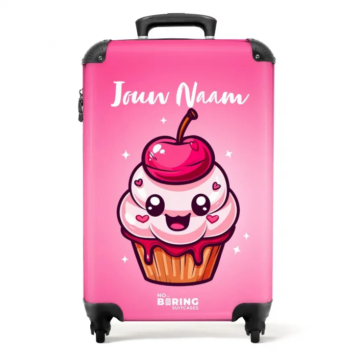 Carrie cupcake NBS - Handbagage koffer - Kinderen Unisex middel -productfoto_recht