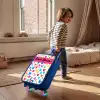 Hartjes - Kleurrijk - Patroon Kinderkoffer - Blauw klein -sfeer1