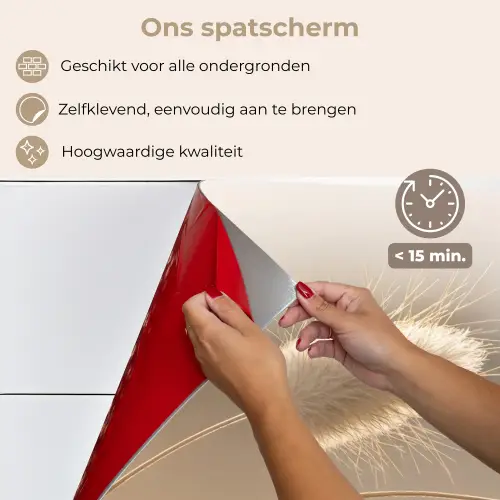 Hazestaartgras - Graanharen - Zonlicht keuken achterwand spatscherm klein -spatscherm_NL