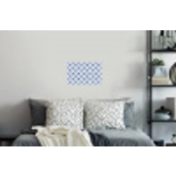 Patroon - Tegel - Blauw Muursticker klein 286 -slaapkamer
