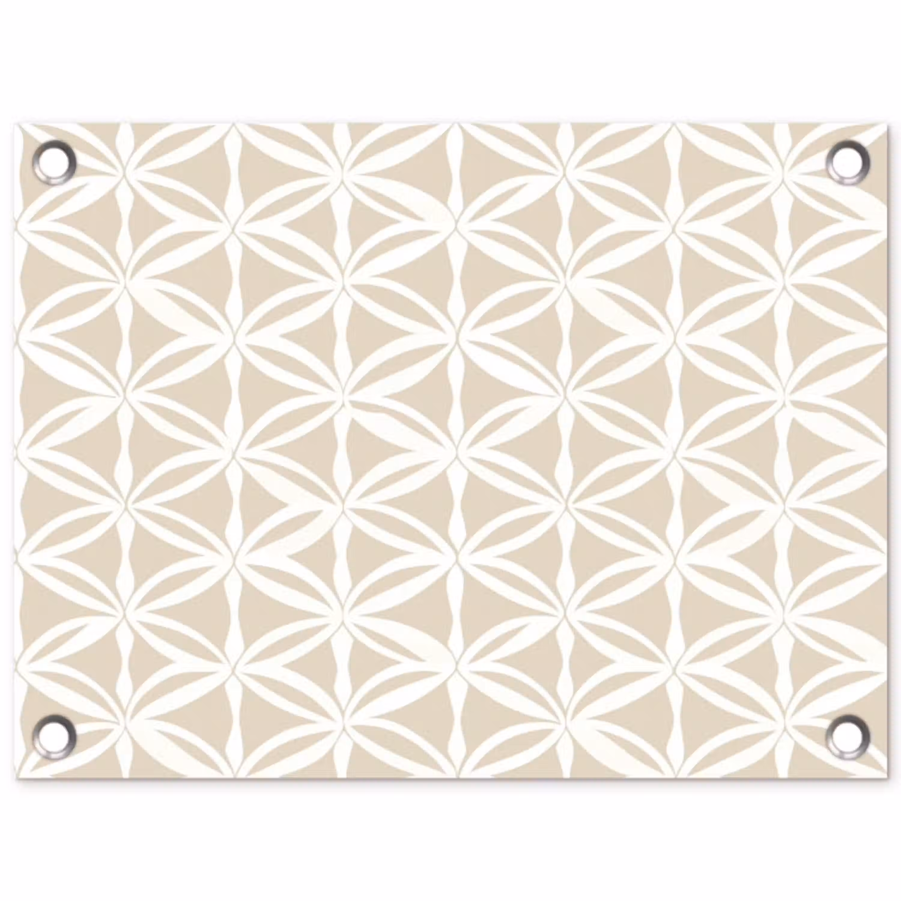 Motief - Modern - Beige tuinposter los doek klein 239 -3d