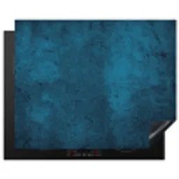 Natuursteen - Beton - Steen - Blauw Inductie beschermer vinyl 3mm groot -3d