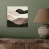 Abstract - Landschap - Golven - Crèmekleur aluminium wit klein -sfeer2