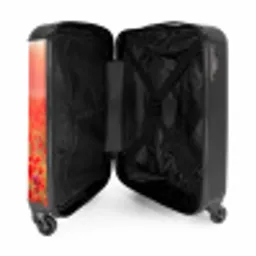Klaprozen bij zonsondergang NBS - Handbagage koffer - Unisex middel -binnenkant