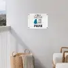 Papa - Quotes - Een superheld zonder cape noem je papa - Spreuken tuinposter los doek klein -sfeer8