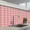 Plaid - Patroon - Gestreept - Roze keuken achterwand 2 middel 871 -3d_schuin