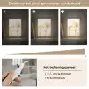 Droogbloemen - Beige - Planten - Wit Light Box met kabel (Tafellamp) klein -USP_dimbaarNL