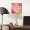 Tas - Roze - Bloemen plexiglas 5mm klein -sfeer6