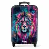 Leeuw van verfspetters NBS - Handbagage koffer - Kinderen Unisex middel -productfoto_recht